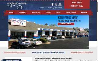 USA Automotive website