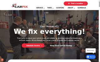 Carfix Auto Repair & Tires - N West St website