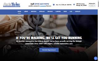AutoTek website