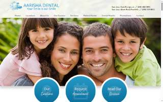 Aarisha Dental - Jolly Shah DDS SJ website