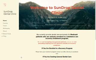 SunDrop Dental Clinic website