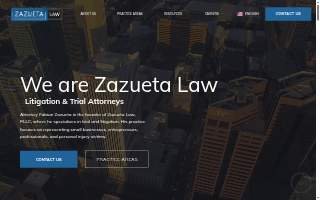Zazueta Law, PLLC website