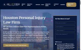 AK Law Firm Accident & Injury Lawyers website