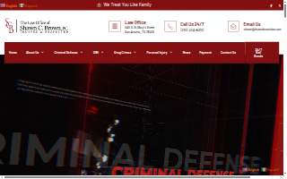 The Law Office of Shawn C. Brown, PC website