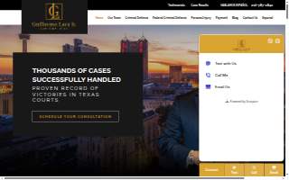 The Law Office of Guillermo Lara Jr. website