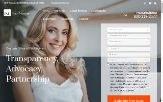 Law Office of Paul Mankin, APC website
