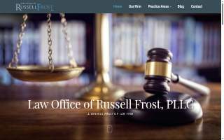Law Office of Russell Frost, PLLC website