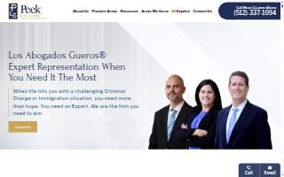 Peek Law Group website