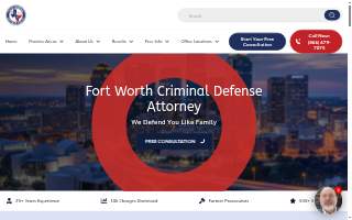 Texas Criminal Defense Group of Fort Worth website