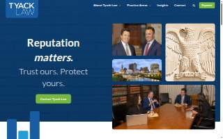 Tyack Law Firm website