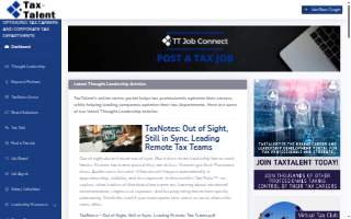 TaxTalent website