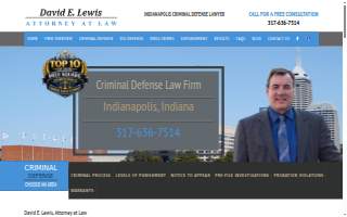 David E. Lewis Attorney at Law website