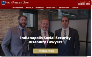 Lewis Disability Law website