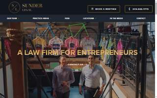 Sunder Legal PLLC website