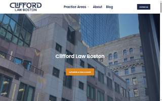 Clifford Law Boston website