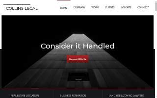 Collins Legal, PLC website