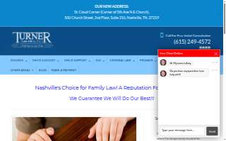 Turner Law Offices, P.C. website