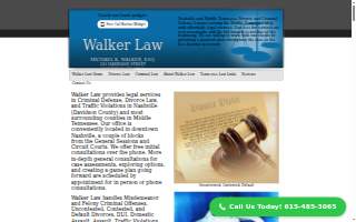 Michael K. Walker, Attorney at Law website