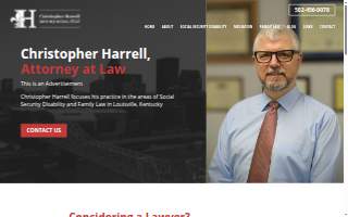 Christopher Harrell, Attorney at Law, PLLC website
