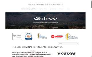 Tucson Defenders: Attorneys at Law website