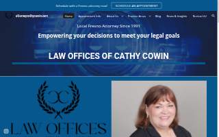 Law Offices of Cathy Cowin website