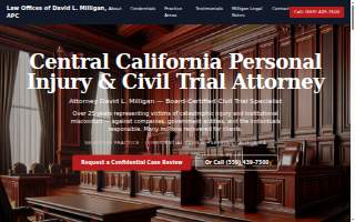 Law Offices of David L. Milligan, APC website