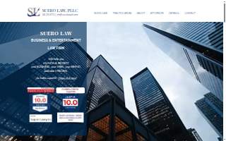 Suero Law, PLLC website