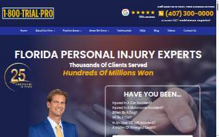 Trial Pro, P.A. website