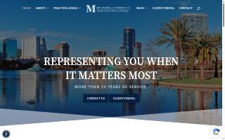 The Marks Law Firm, P.A. website