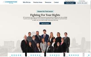 Cornerstone Law Firm website