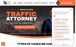 Your Traffic Ticket Lawyer, LLC website