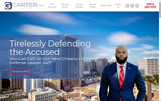 The G. Carter Law Firm, LLC website