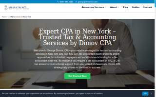 George Dimov CPA of Seattle website