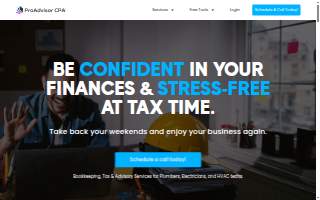 ProAdvisor CPA of Tucson website