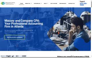 Massey and Company CPA website