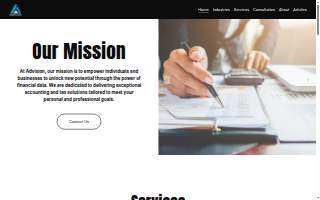 Advision CPA website