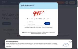 AAA San Jose Brokaw Commons Branch website