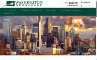 Washington Brokerage website