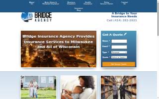 Bridge Insurance Agency website