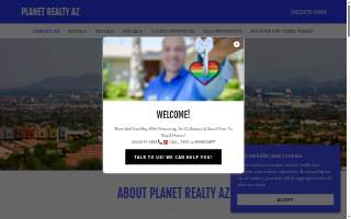 Planet Realty website