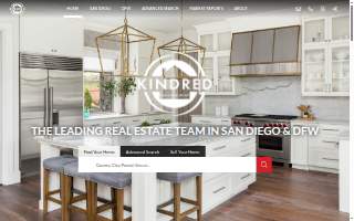Kindred Real Estate San Diego website