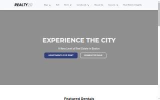 Realty20 website