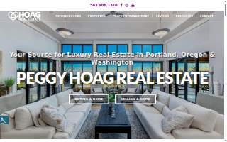 Peggy Hoag Real Estate website
