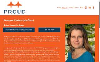 Deanna Cintas Portland Real Estate Broker website