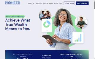 Pioneer Wealth Management Group website