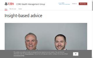 CORE Wealth Management Group - UBS Financial Services Inc. website