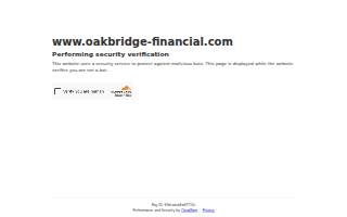 Oakbridge Financial Group website