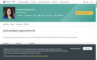 Christina Roullard, DO website