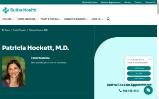 Patricia Hockett, M.D. website