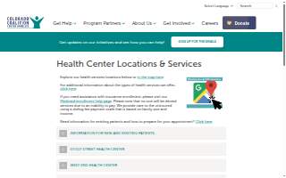 Stout Street Health Center website